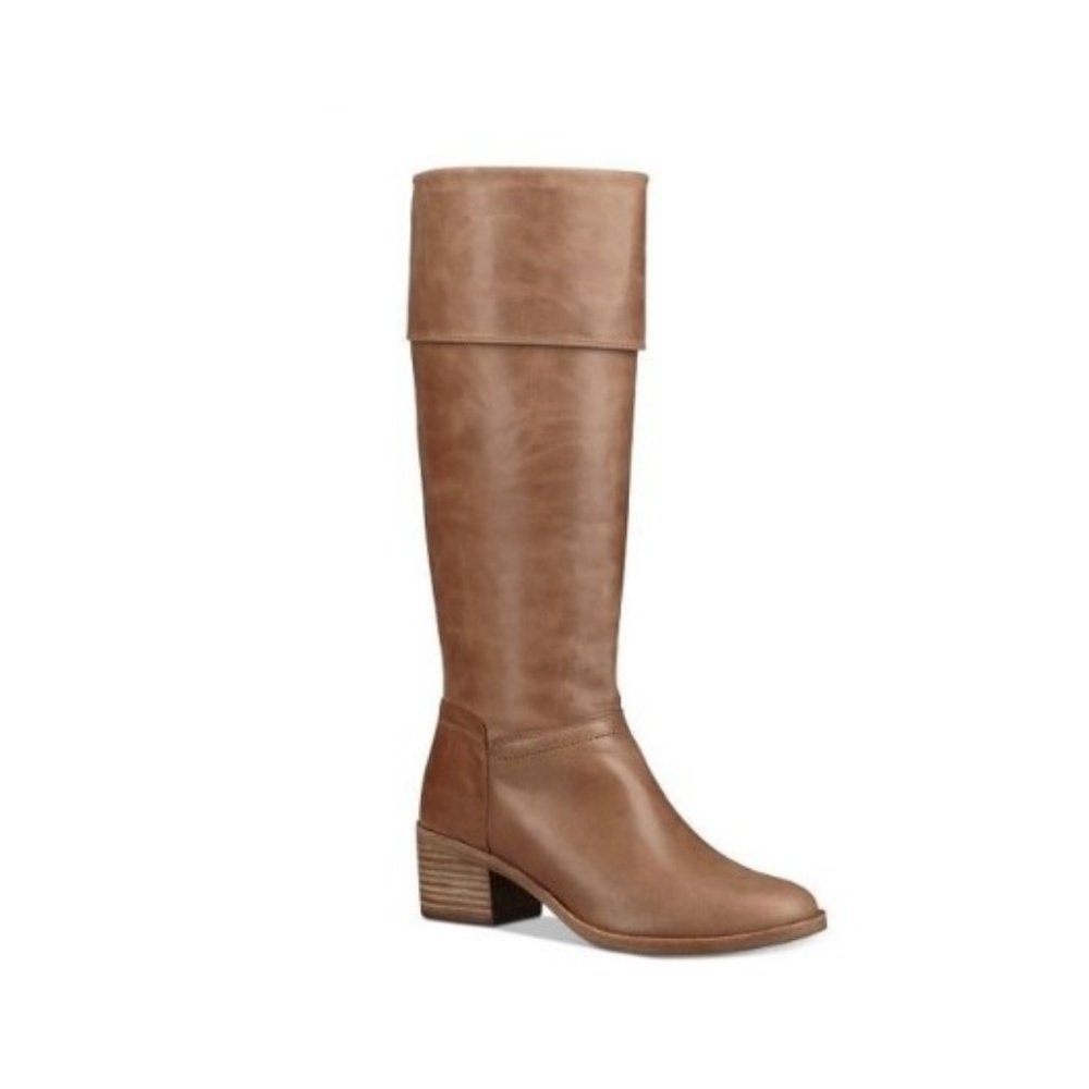 UGG Australia Tall Leather Riding Boot Retail $250 - Picture 1 of 6